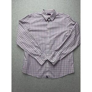 UNTUCKit Shirt Mens Large Multicolor Check Slim Fit Non Iron Long Sleeve Casual